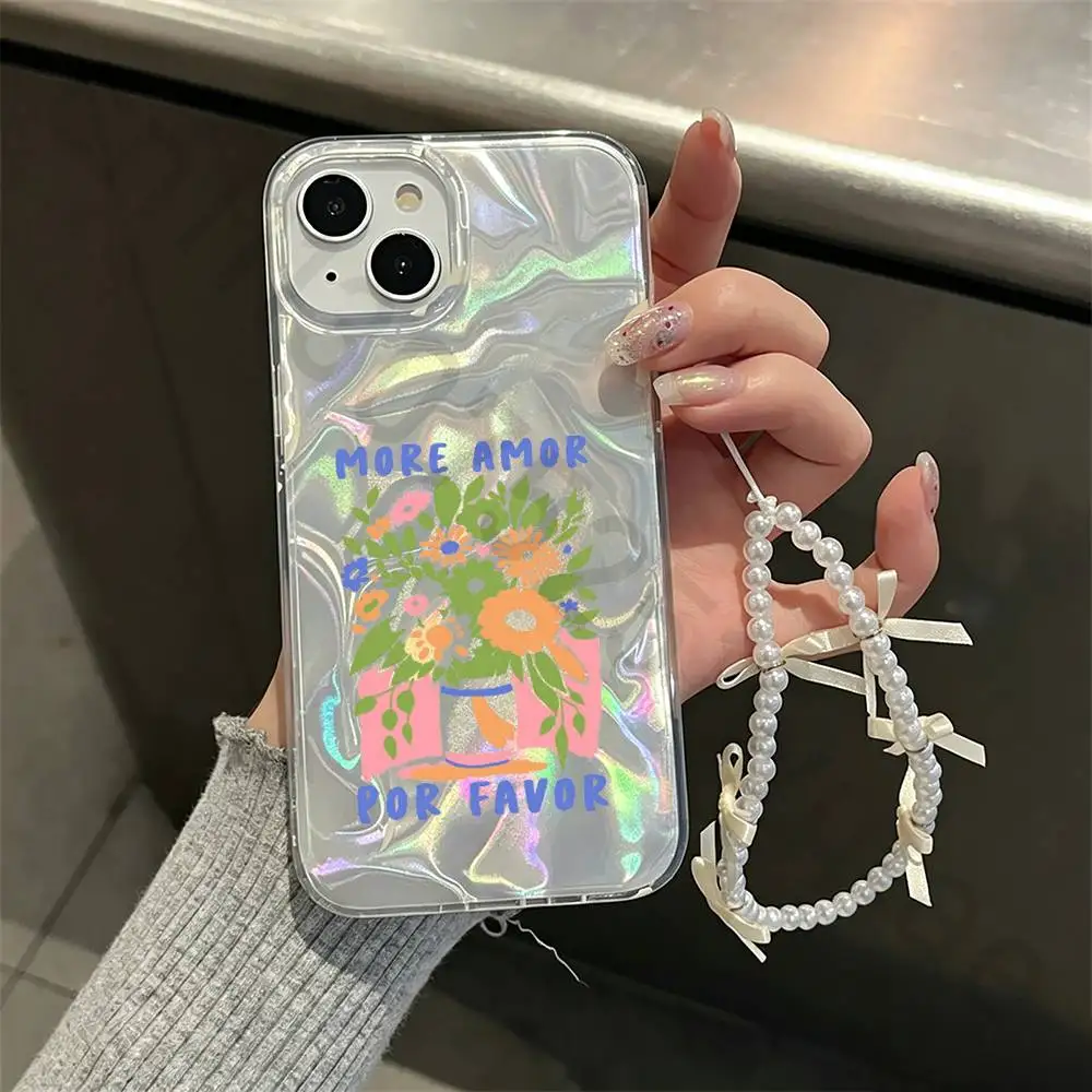 

More Amor Por Favor Phone Case for iPhone 17 Air 16 15 14 13 12 11 Pro Max Plus air 16E Luxury Bumper Fundas