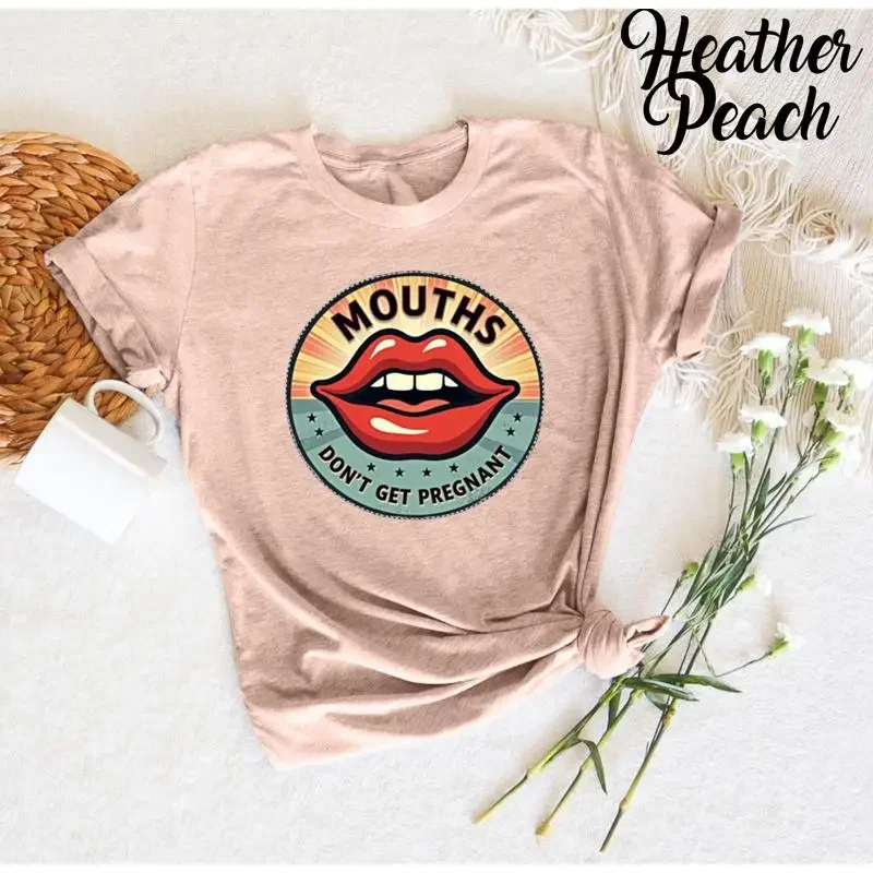 T-shirt « Les lèvres ne grossissent pas » – Humour décalé, blagues pour adultes, citation audacieuse et drôle, sarcasme, mature