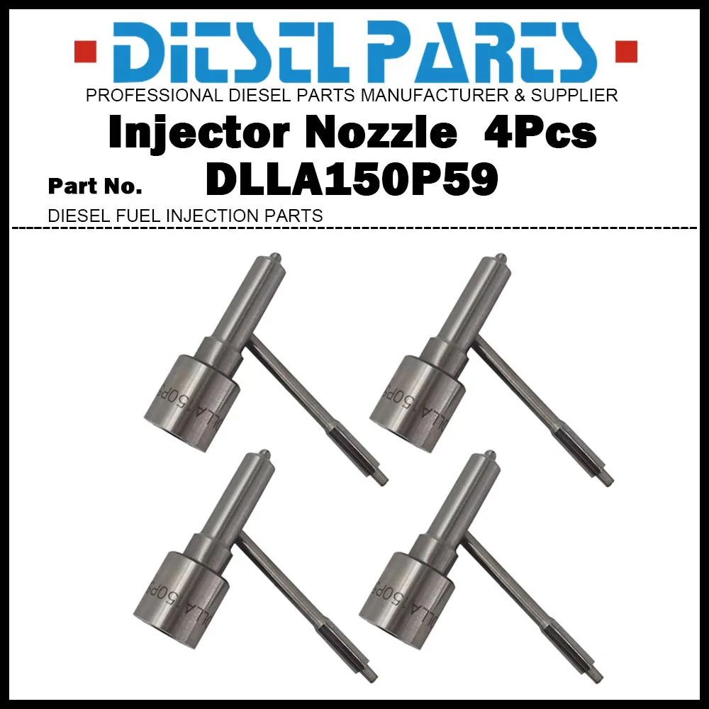 

4Pcs/Lot Diesel Fuel Injector Nozzle Tips DLLA150P59 for TOYOTA Land Cruiser BANDEIRANTE 14B 3.7D / 23600-58030