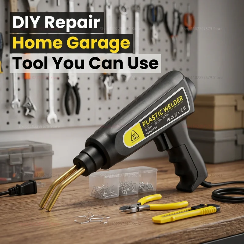 Plastic Welding Gun for Car Bumper Repair Heat Laminator Automotive Bodywork Fix and Maintenance Kit Multi-Function Welder