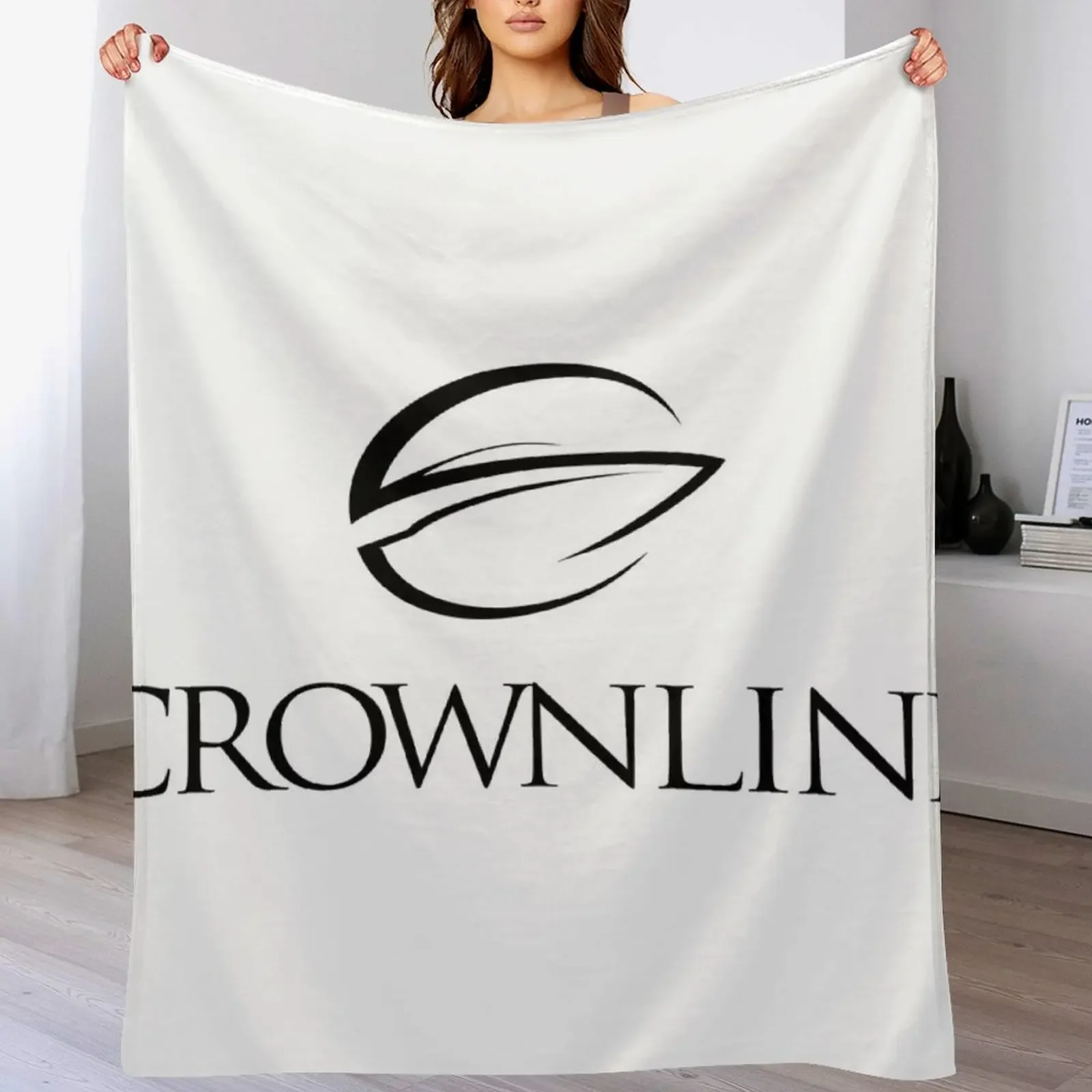 

Crownline Boating Throw Blanket Soft Solid Color Blanket for Couch Bed
