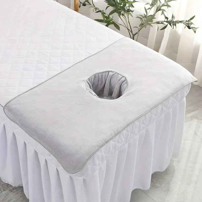 1 Piece Microfiber Thick Absorbent Spa Towel with Face, Massage Bed Cover Towel, Beauty Salon Spa Essentials
