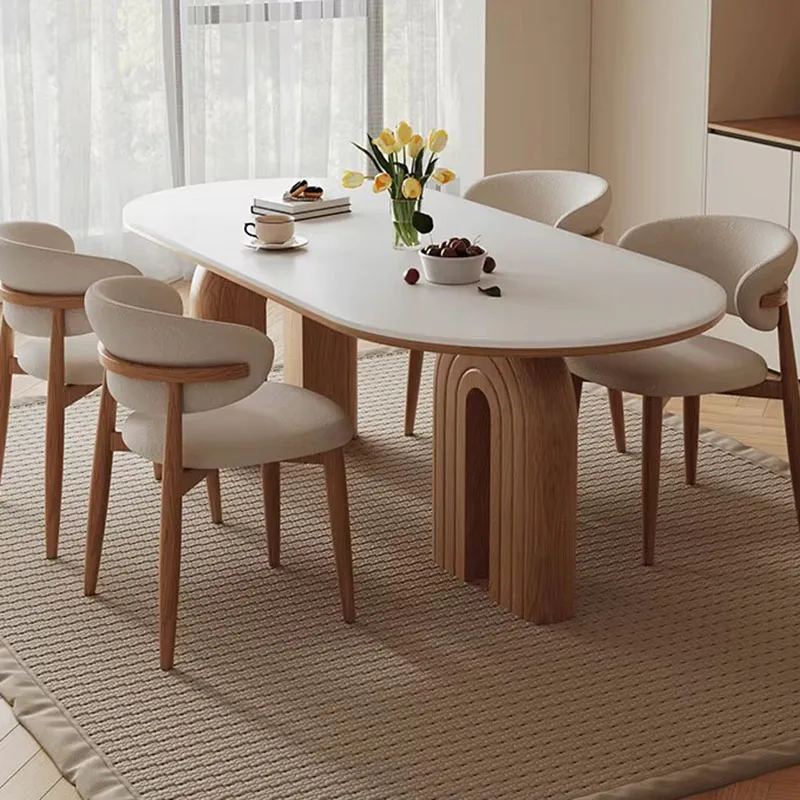 Mesa de Jantar Moderna para Cozinha, Cadeiras de Restaurante, Mesa de Estudo Nórdica, Mesa de Jantar de Canto Designer, Mesas de Jantar, Móveis para Casa