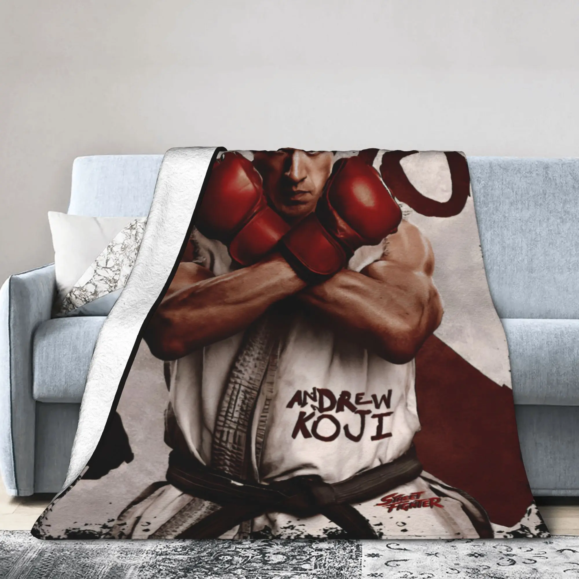 

Y2K Streets Fighters Movie 2026 Blankets Ultra-Soft Flannel Comfortable Throw Blankets Machine Washable