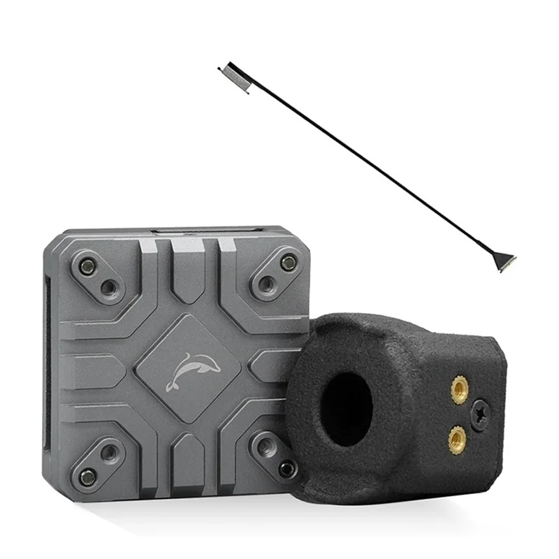 

Крышка объектива воздушного блока DJI O4, детали для модификации, алюминиевый корпус радиатора с коаксиальным кабелем 200 мм для воздушного блока DJI O4