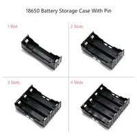 1/3/5pcs 1x 2x 3x 4x 18650 Hard Needle Mobile Power Shell  18650 ABS Battery Holder Storage Box Shell 1 2 3 4-slot Battery Box