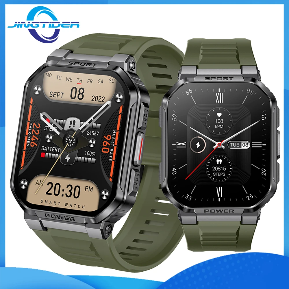 

MK Bluetooth Calling Men Smart Watch AI Voice Music Multiple Sports Modes 1.83" Large Screen IP68 Waterproof Sport Smartwatch