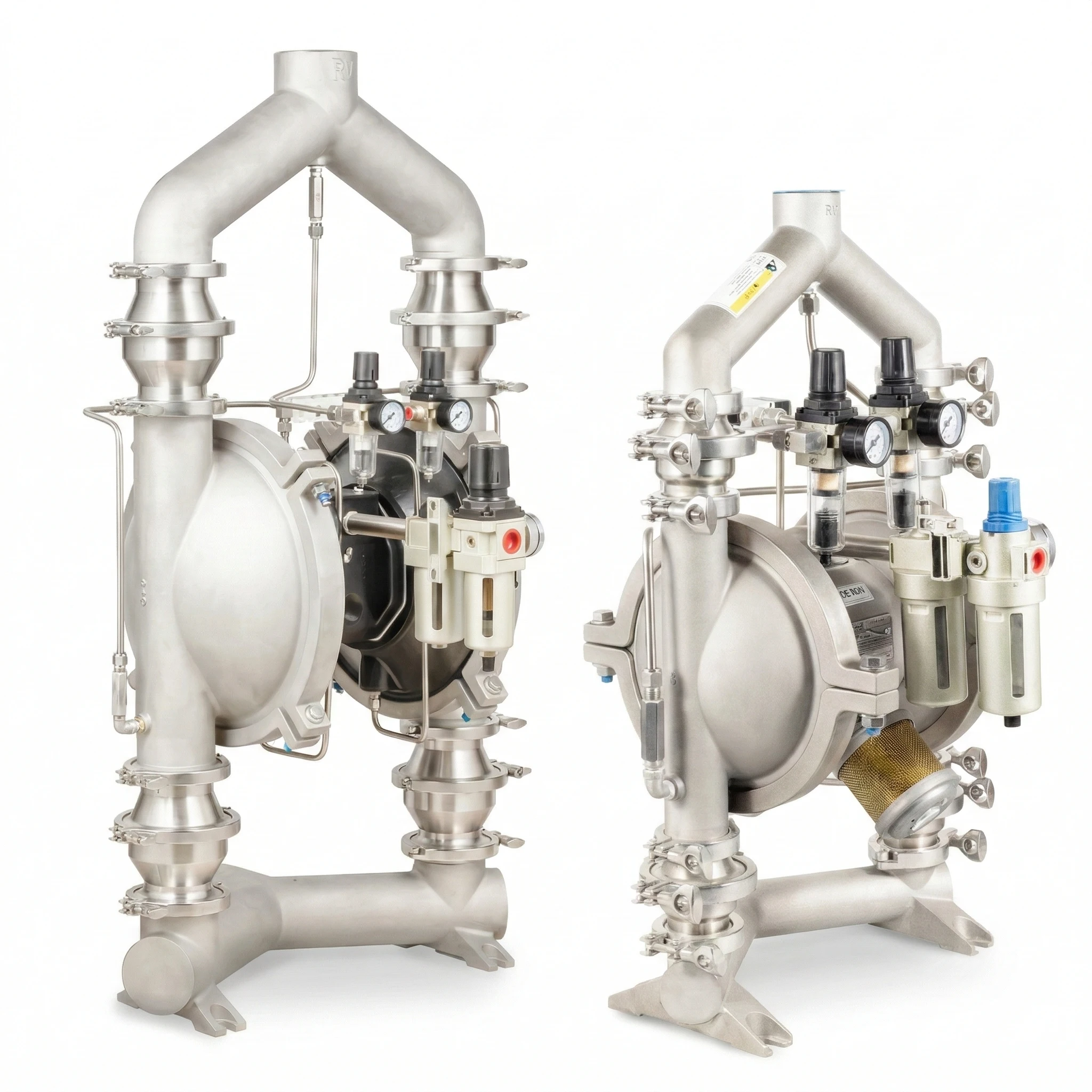Industrial Pneumatic Double Diaphragm Pump Filter Press Feeding Chemical Transfer Pump Spare Parts Kit
