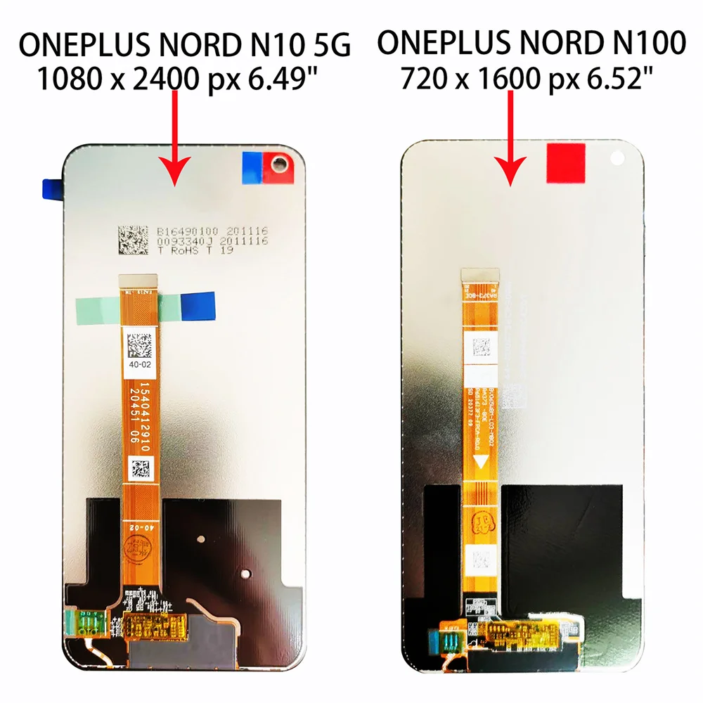 Imagem -04 - Montagem da Tela da Tela da Substituição do Toque do Telefone para Oneplus Nord N10 5g Nord N100 Acessórios do Telefone