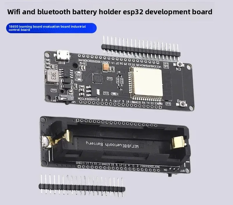 Professional ESP32 Development Board with WiFi Bluetooth 18650 Battery Holder for Learning Evaluation Industrial Control