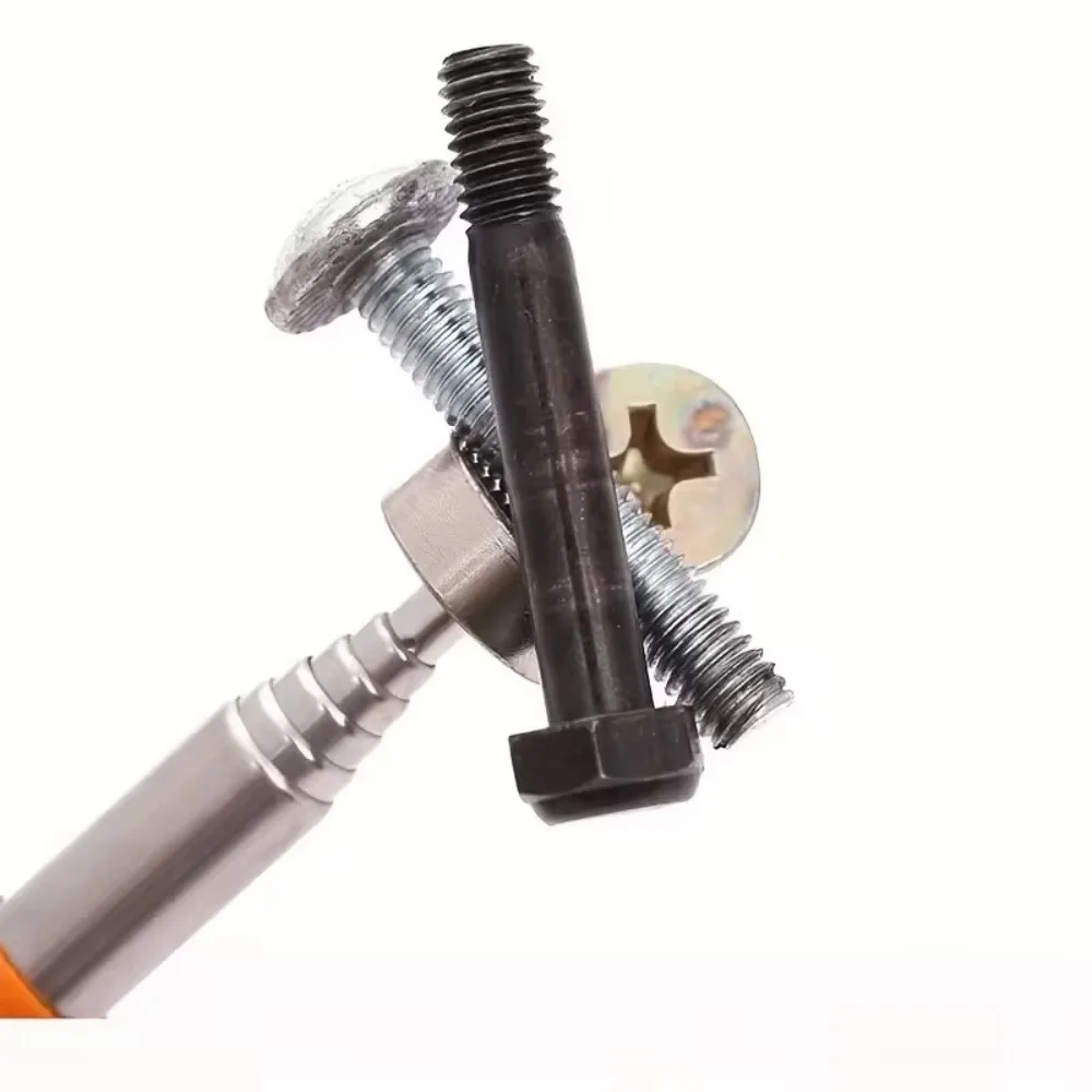 Easy 1Pc Magnetic Pickup Stick Adjustable Length Magnetic Tip Magnet Stick 8Lb Capacity Pickup Tool For Nuts Confined Areas