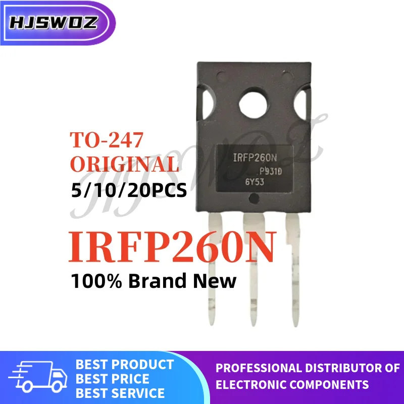 5/10/20PCS Original IRFP260N IRFP260NPBF IRFP260 TO-247 50A 200V MOSFET N-channel field-effect tube Brand New In Stock
