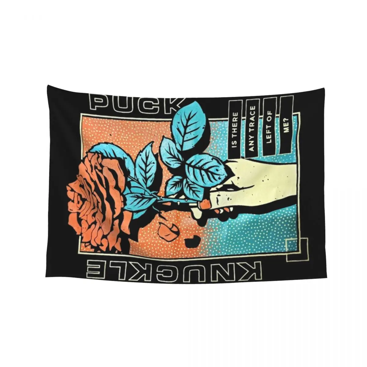 

Knuckle Punk Puck Tapestry Funny Aesthetics For Room Kawaii Room Decor Tapestry