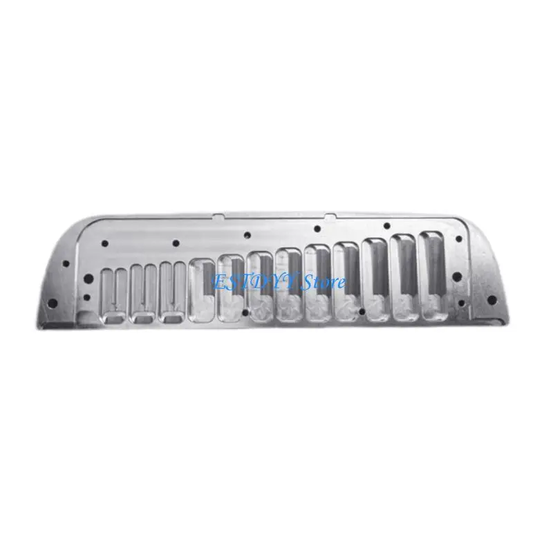 G6DE Aluminum Smooth C Harmonica Metal Comb Harmonica Mouth Organ Musical Instrument Part for Stage Performances