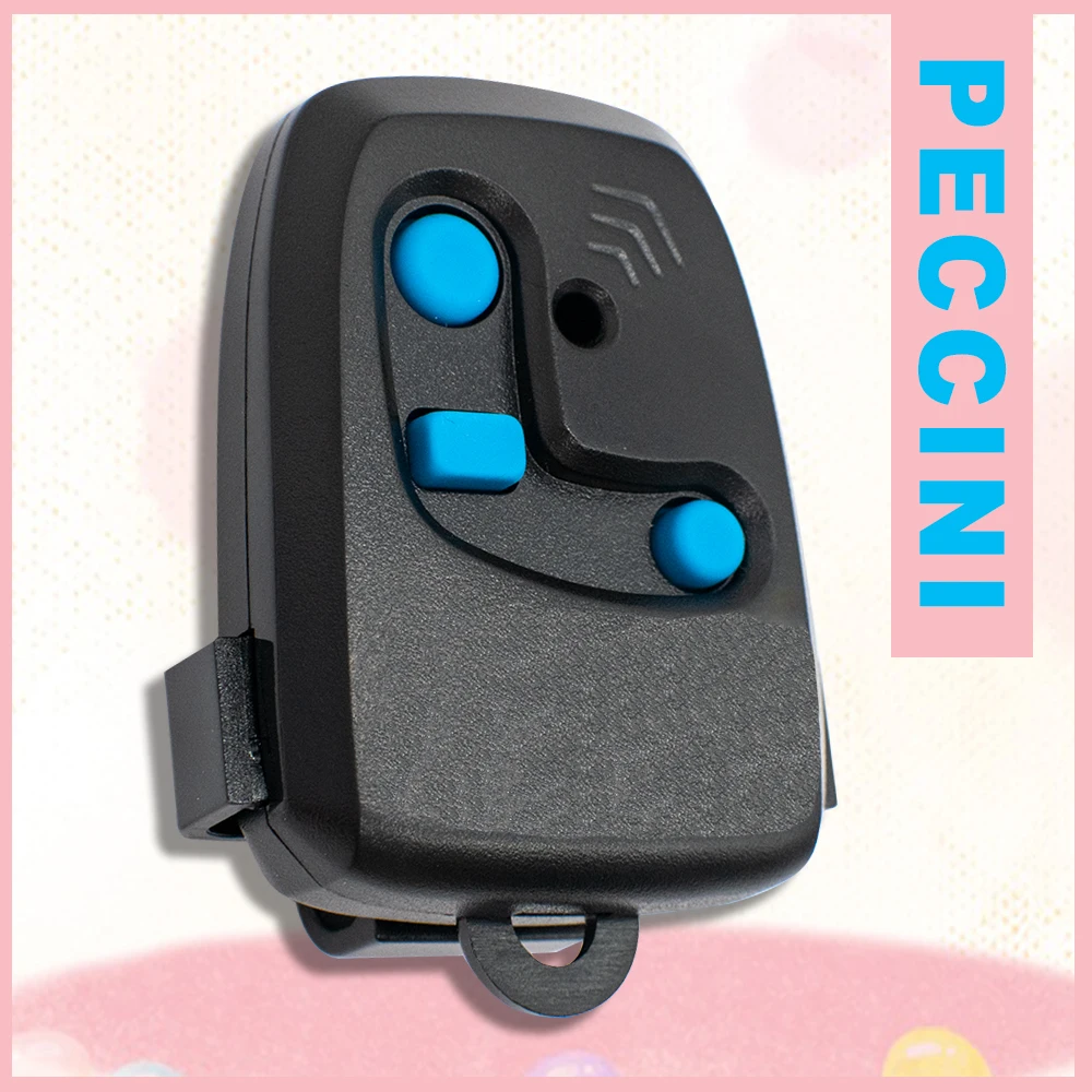 

New PECCININ TX 3C 433.92mhz Rolling Code Remote Control For Electronic Gate With Battery