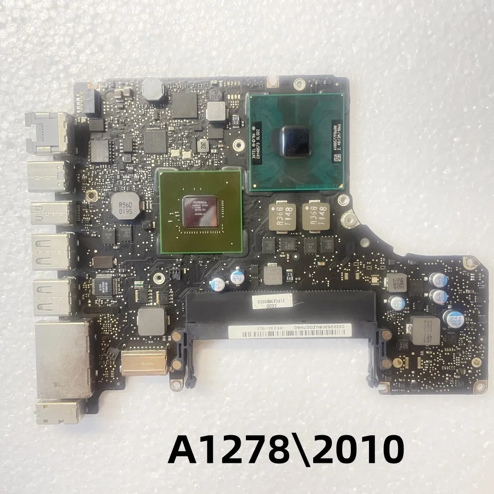 

Протестированная оригинальная материнская плата a1278 для Macbook Pro 13 дюймов, материнская плата a1278 2010 года, 2,4 ГГц P8600, 2,66 ГГц P8800 820-2879-B