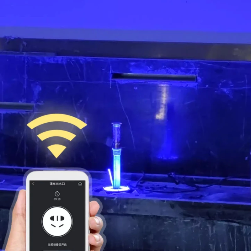 304 الفولاذ المقاوم للصدأ فناء بركة السمك شلال المخرج شلال المسايل جدار المناظر الطبيعية جدار المياه #4