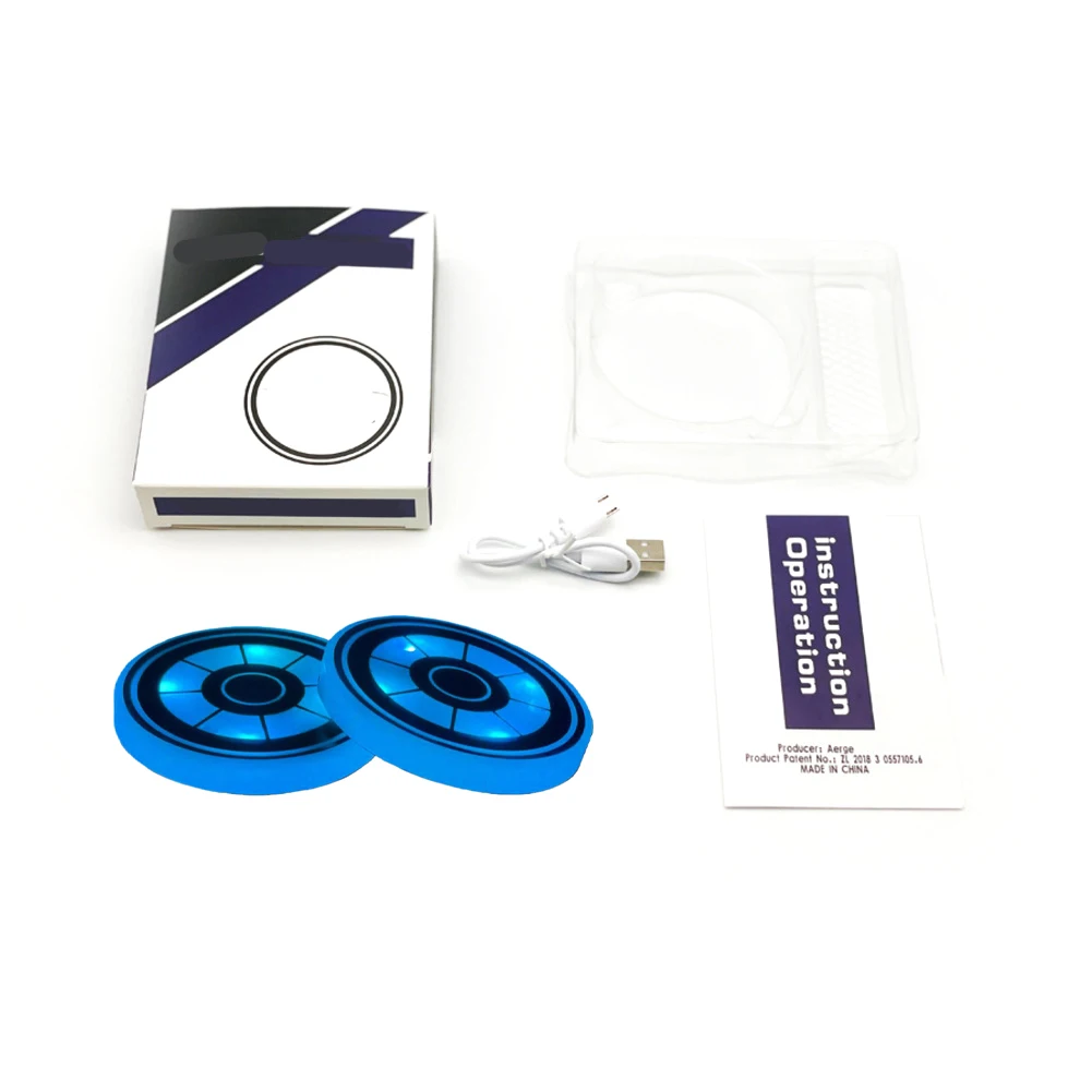 

Waterproof LED Cup Holder Lights, 2PCS 7-Color Changing Car Coasters For Night Driving Withstand Spills And Moisture