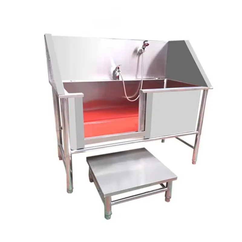 

2026 Dog Grooming Tub Washing Pool Pet Shop Large Dog Bathtub 304 Stainless Steel Dog Bathing Tub