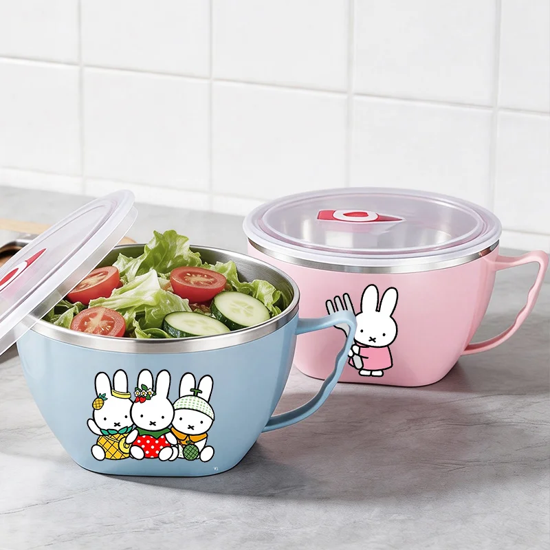 Миска-из-нержавеющей-стали-miffy-с-мультяшным-кроликом-портативная-для-лапши-быстрого-приготовления-с-крышкой-для-слива-воды-кухонная-утварь-ручная-емкость-для-хранения-продуктов