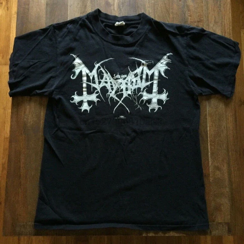 Vintage the true Mayhem T shirt Black Darkthrone Immortal