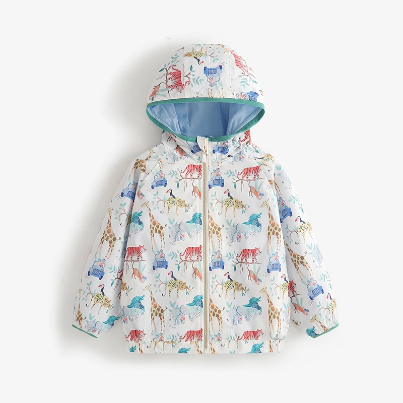 

SAILEROAD 2025, осенне-весенняя новая детская одежда, верхняя одежда с мультяшными животными, топы для маленьких девочек и мальчиков, куртки, пальто, От 3 до 8 лет