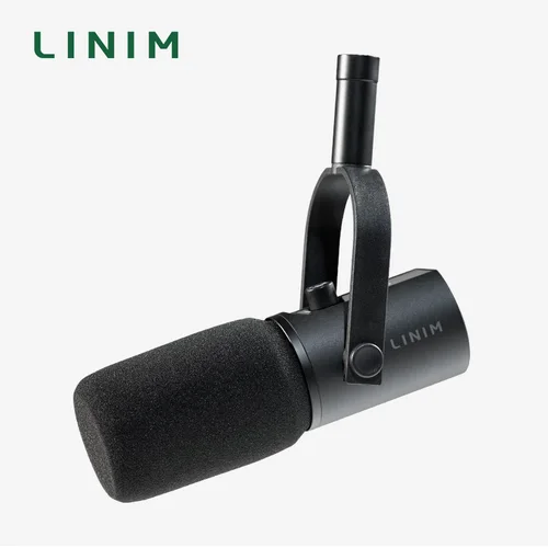 Micrófono LINIM PD11 dinámico USB/XLR con perilla de ganancia/mute táctil/conector para auriculares, micrófono de grabación para transmisión de tarjeta de sonido de PC