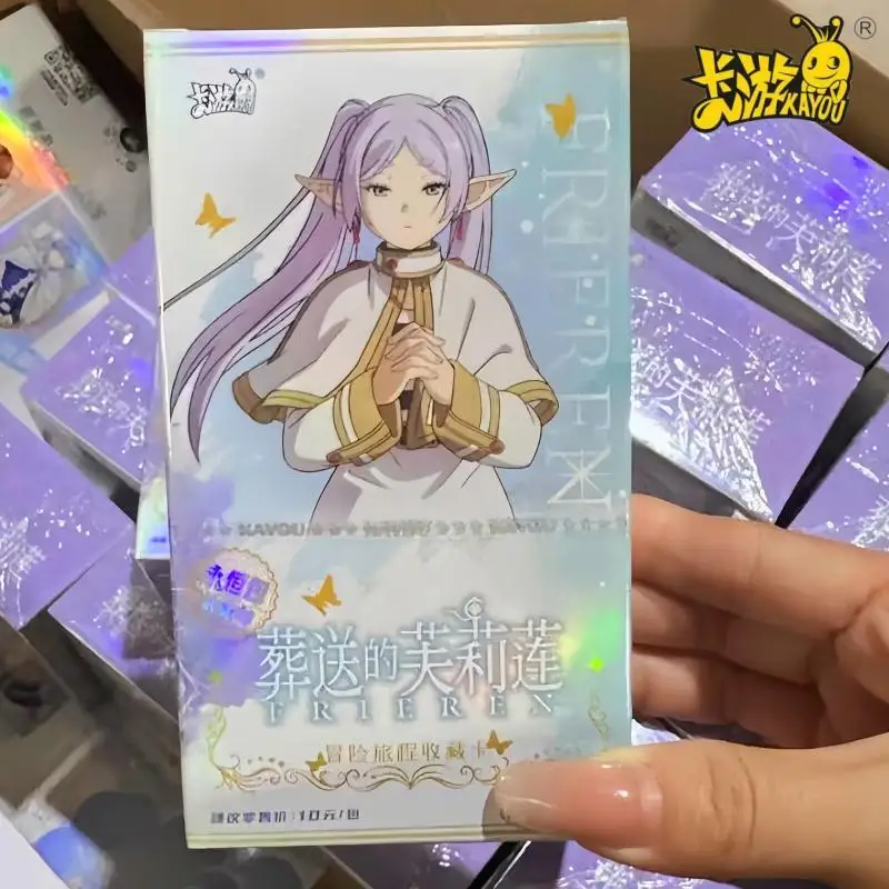 

Оригинальные коллекционные карточки персонажей аниме KAYOU Frieren: Beyond Journey's End — подарки на день рождения, игрушки для коллекционирования