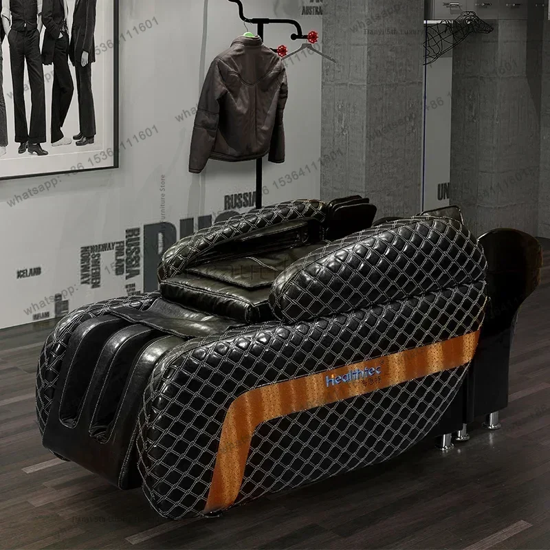 LSBrain Power Electric Massage Shampoo Chairs High-end Multi-functional Salon Hair Salon Shampoo Bed Salon Furniture Sillas FYSB