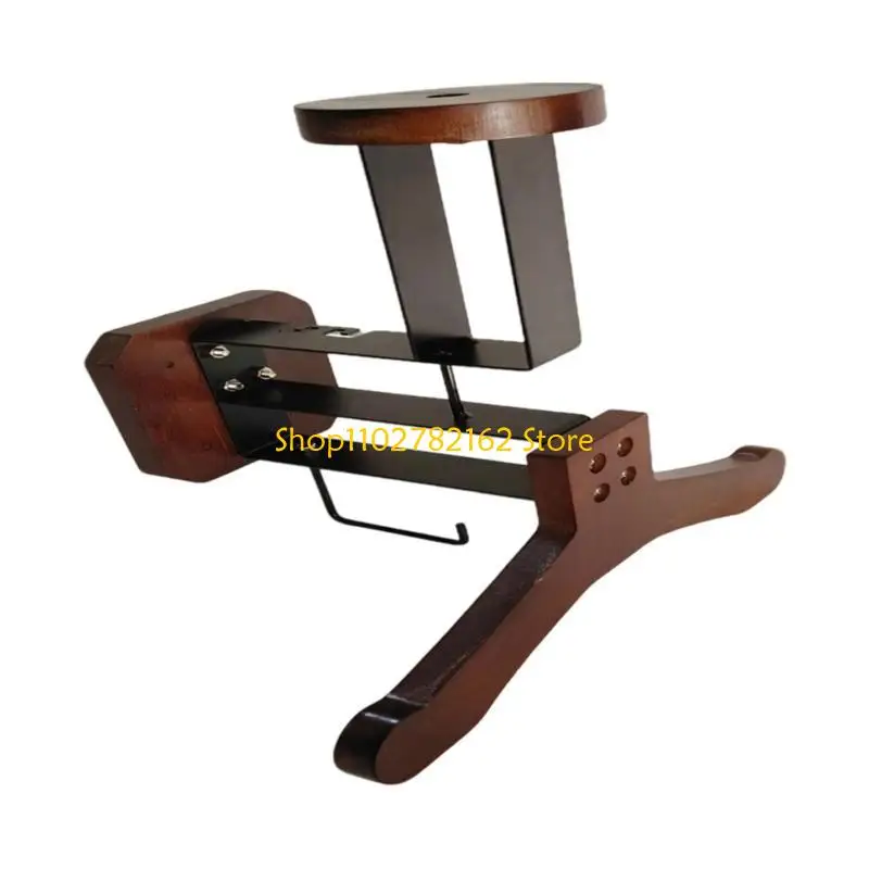 547B Wall-mounted Wooden Hat Rack On The Wall Motorcycle Helmets Display Rack Stand