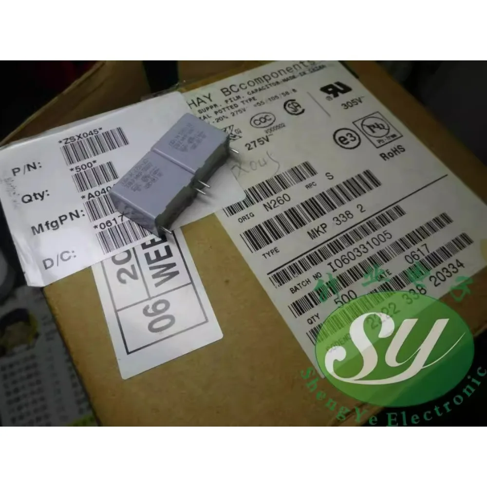 

20PCS MKP338 0.33uf/275vAC 330nf 334 brand-new 15mm film capacitor