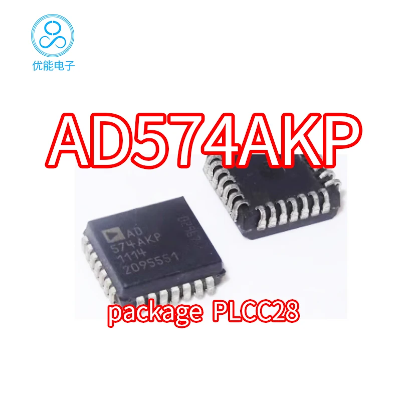 AD574AKP AD574 AD574AK SMT Package PLCC28 Analog to Digital Converter Chip