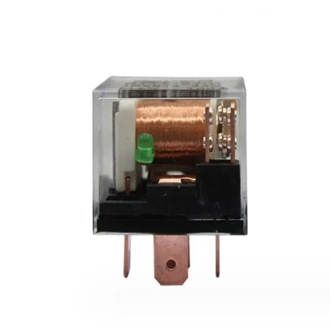4Pin 5Pin transparent waterproof Automotive Relay with LED 40A 12VCD 24VCD Car Control Device Car Relays