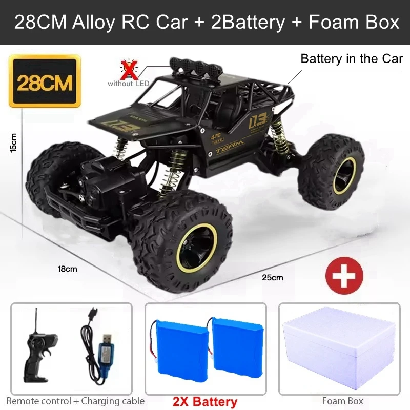 Oike RC Auto Afstandsbediening Klimvoertuig Buiten All Terrain Off-road Vrachtwagens 4WD Racing Drift Cars Speelgoedcadeau voor kinderen Volwassenen