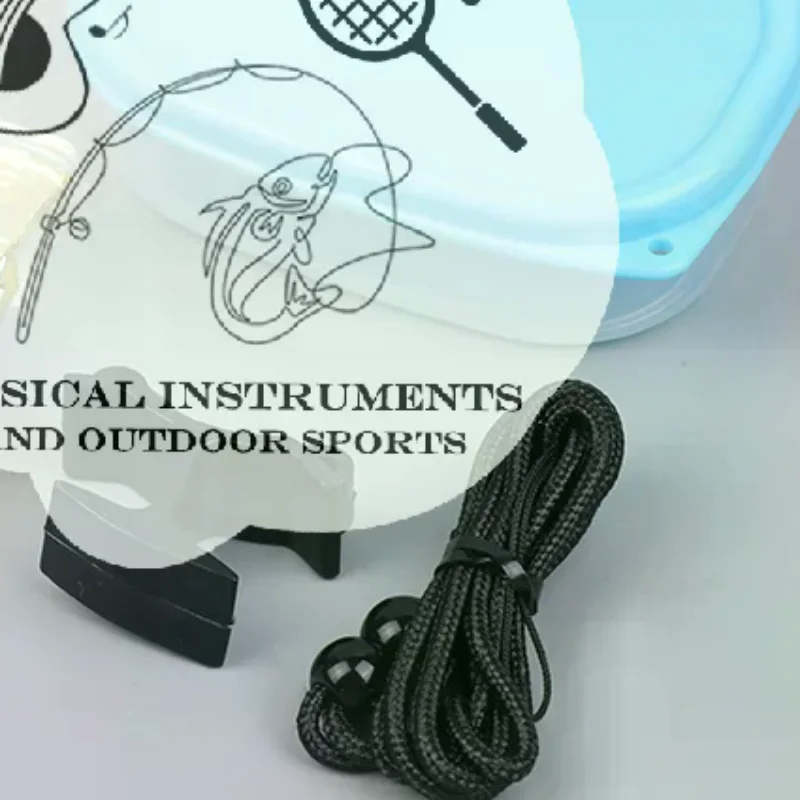 

Professional Football Referee Whistles With Lanyard Box Big Sound Plastic Whistles Basketball Whistles Equipment
