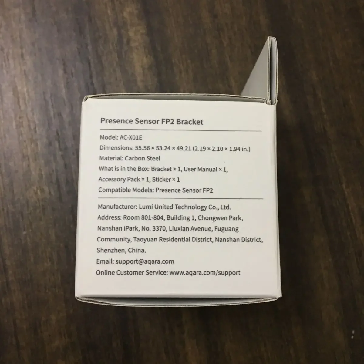 Human body scene sensor FP2 corner bracket