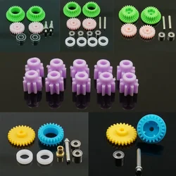 homemade mini 4wd racing car parts gear gears sets for motor MS MSL S2 AR SFM FMA chaissis