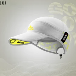 Men Women Sport Baseball Cap Sun Protection Sunshade Marathon Training Lightweight Elastic Quick Drying Mesh Hat Running Summer