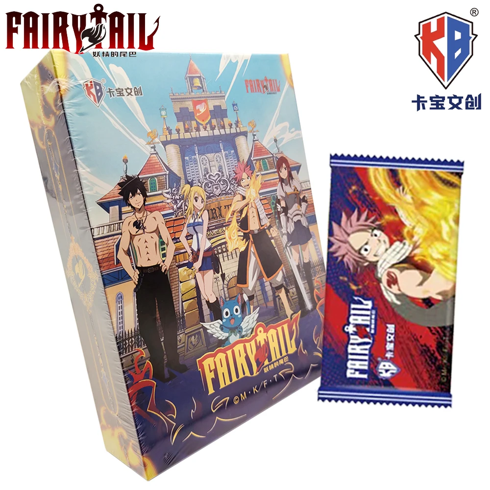 KABAO Official Fairy Tail Collection Cards Exquisite Craftsmanship Fantasy Anime Creative Toys Natsu Lucy HD Cards Peripherals
