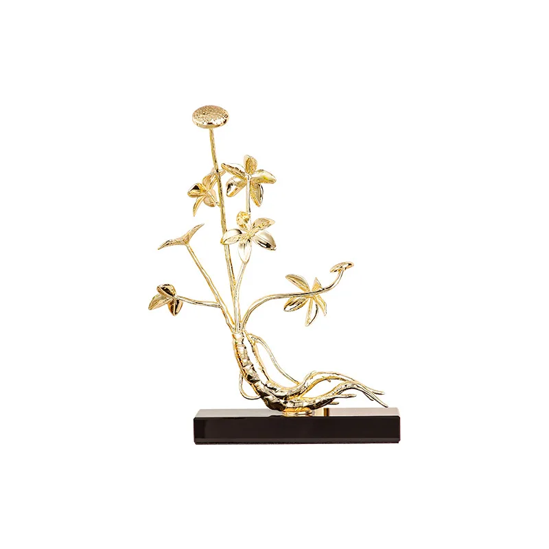 Light luxury opening plant ornament high-end home living room decoration office gifts gifts handicrafts
