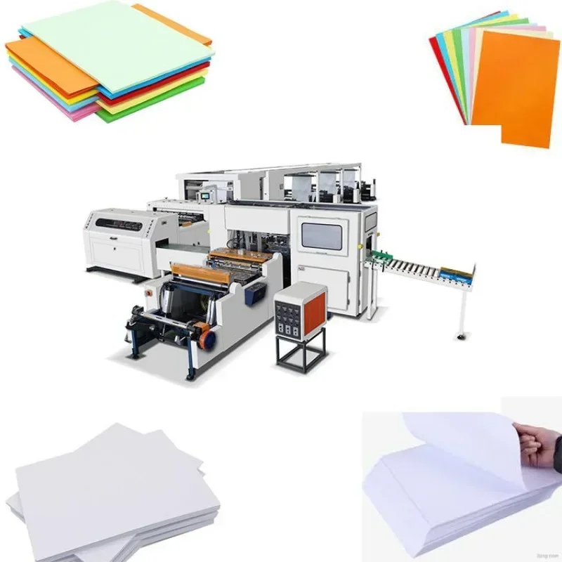 YG Automatic A4 Paper Cutting Machine and Packing Machine A3 A4 A5 Size Paper Roll To Sheet Cutting Machine with Economic Price