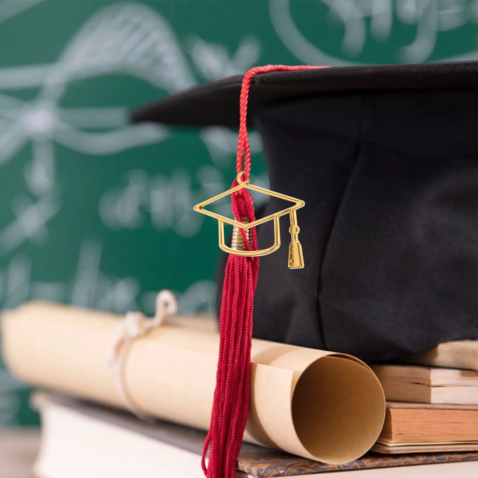 

10Pcs Graduation Cap Charms Alloy Pendants DIY Jewelry Making Supplies for Bracelets Necklaces Earrings Keychain