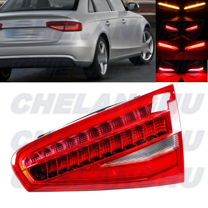 

For Audi A4 B9 2013 2014 2015 2016 Right Inner Side Tail Light Rear Brake Lamp With Bulbs Car accessories