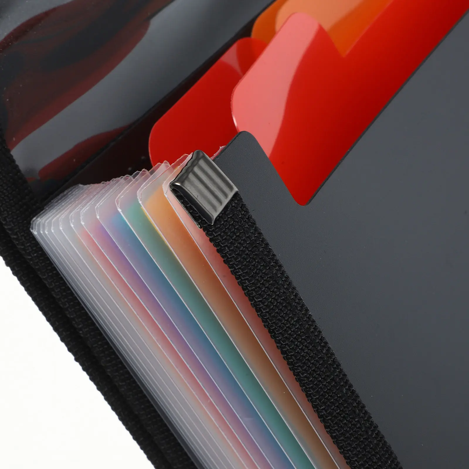 

Document Organizer Folder PVC Expanding File Folder Portable Accordion File Organizer for Office School Business Document