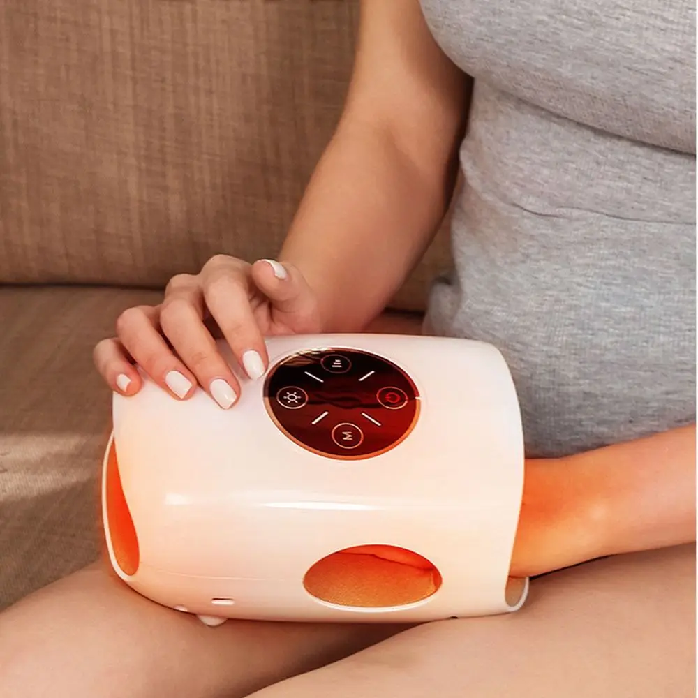 

Wireless Hand Massager Adjustable Acupoint Hot Compress Airbag Hand Massager Heating Function Hot Compress