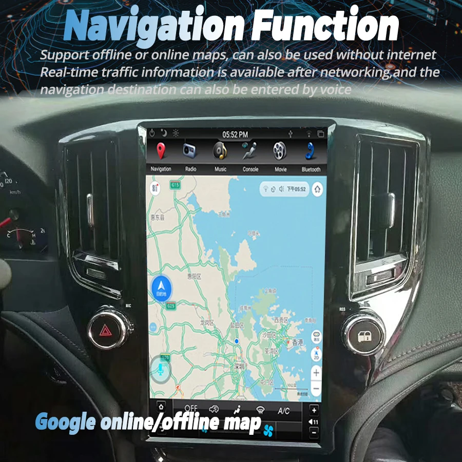 カーラジオおよびメディアプレーヤー,ビデオプレーヤー,ステレオ,Android 11,テスラスクリーン,GPS,ヘッドユニット,車用,トヨタ,クラウン,S210, 2014, 2019, 13.6インチ