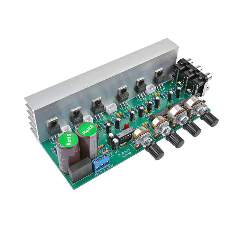 5.1 Channel Audio Amplifier Board Subwoofer Amplifiers DIY Sound System Speaker Home Theater 25W*6 Super TDA2030