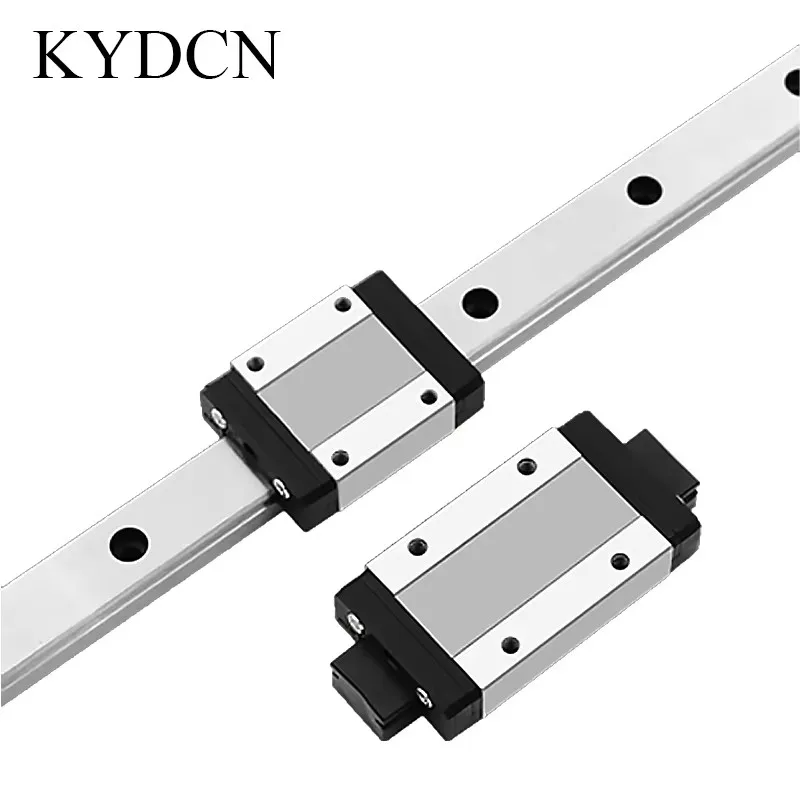 MGN MGN5 MGN5C 100 150 200 250 300 350 400 450 500 550mm miniature linear rail slide 2pc MGN5 linear guide+4pc MGN5C carriage