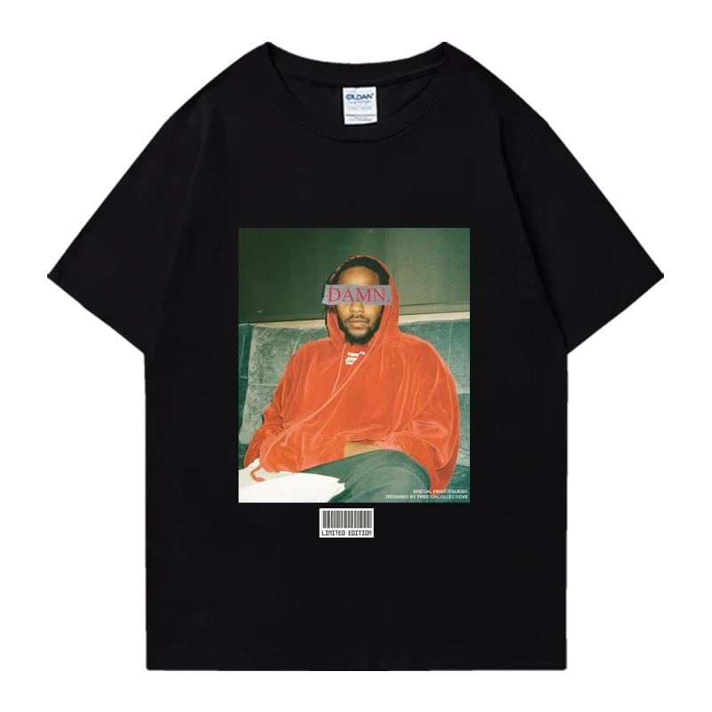 Limited Edition Kendrick Lamar album print T shirt Unisex Rap vintage oversized Tops Men Women 100% Cotton short sleeve T-shirts