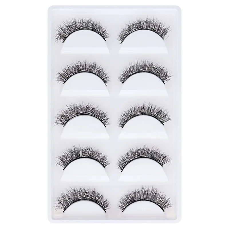 5 Trays/Bages FL Serise Reusable Lightweight 100% Handmade Full strip eyelashes with Personlized